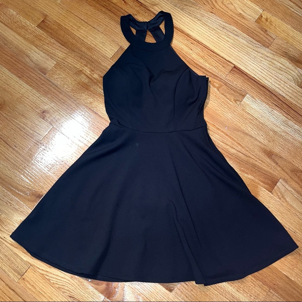 Macy’s Black Halter Dress